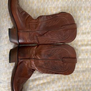 Lucchese 1883 Women’s  Cognac Ranch Hand Boots.